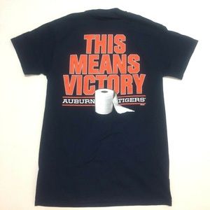 Auburn Tigers T-Shirt Navy Victory Roll Tee